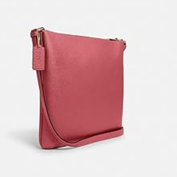 #23 NWT - COACH Women's Rowan File Bag In Signature Canvas (IM/Strawberry Haze) - Picture 2 of 4